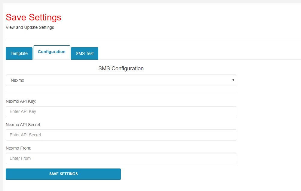 settings-sms-configuration