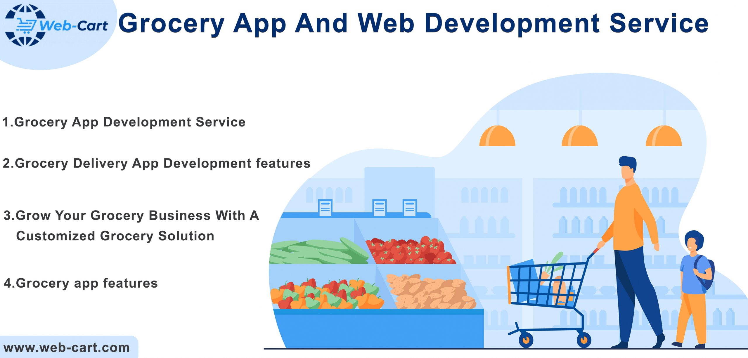 Grocery App And Web Development Service: Be Present In Every Household - Webcart